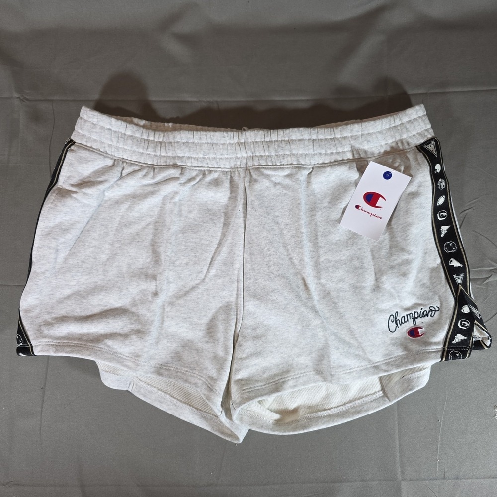 Women's champion Elective Short Motif Taping Gray Size 1XL New with Tags